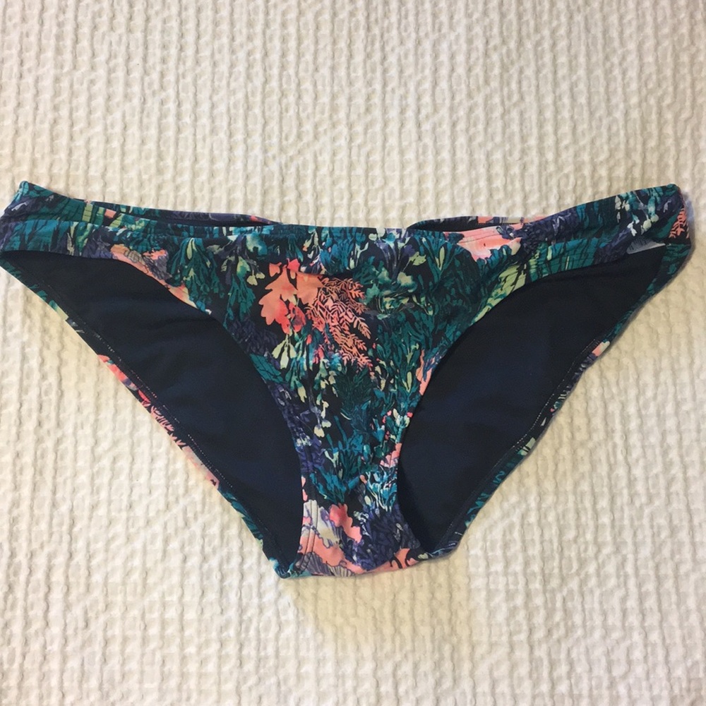 Floral bathing suit bottoms
